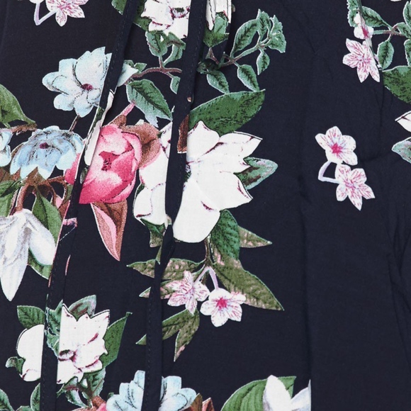 💙LAST ONE💙 Sexy Front Tie Floral Flirty Mini Dress (B) - Picture 5 of 5